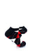 cooldesocks checkered vintage black ankle socks right view image