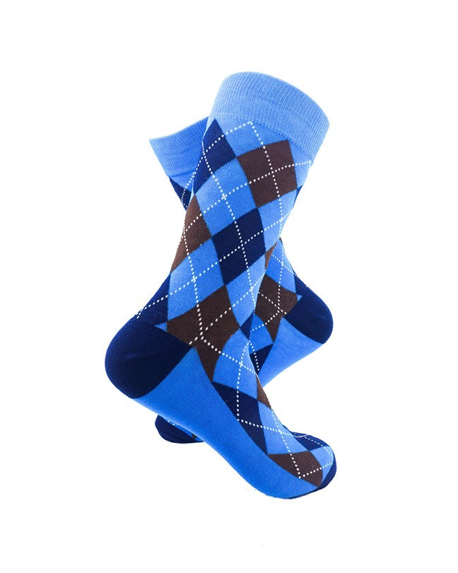 Checkered Vintage - Blue Brown