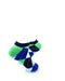 cooldesocks checkered vintage green ankle socks right view image