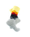 cooldesocks checkered yellow gray crew socks right view image