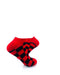 cooldesocks checkers black red ankle socks right view image