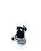 cooldesocks checkers black white ankle socks rear view image
