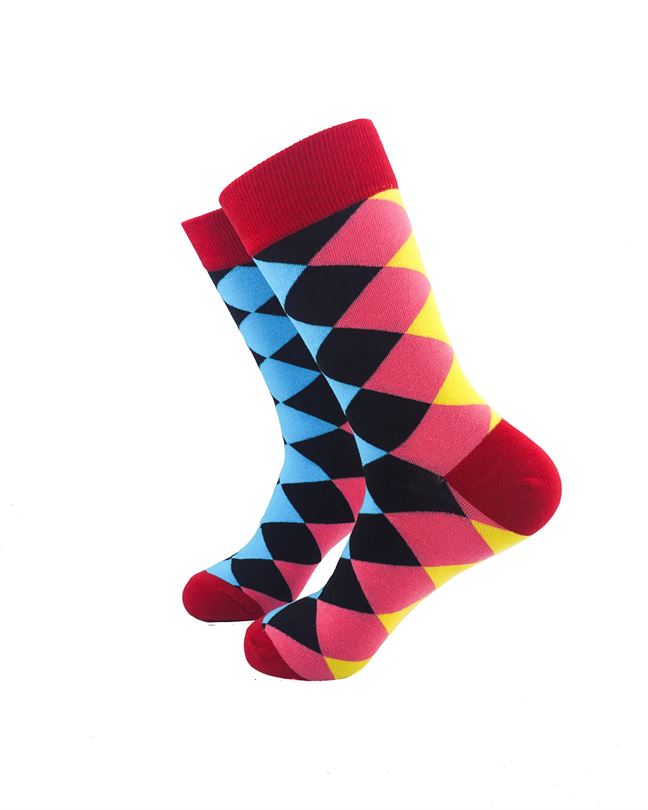 Checkers Neon Red
