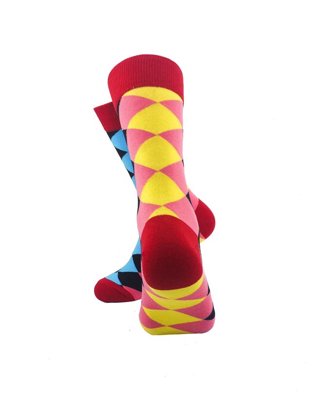 Checkers Neon Red