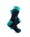 cooldesocks chemical formulas green crew socks right view image