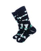 cooldesocks chess pieces green crew socks left view image