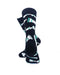 cooldesocks chess pieces green crew socks rear view image