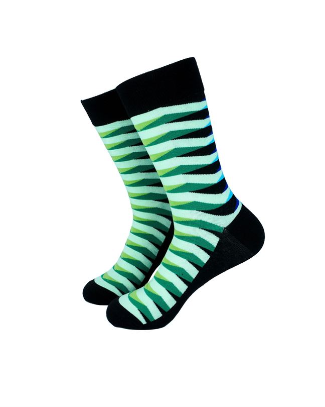 Chevron Green Blue
