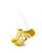 cooldesocks circle mustard ankle socks left view image