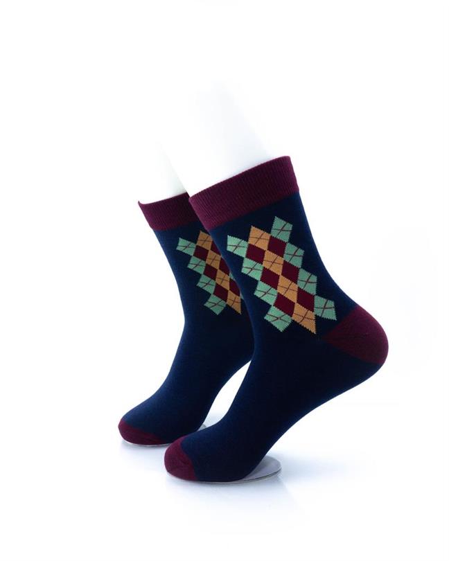cooldesocks classic oxford quarter socks left view image