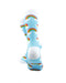 cooldesocks cloud rainbows baby blue crew socks rear view image