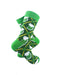 cooldesocks clover beer green crew socks right view image