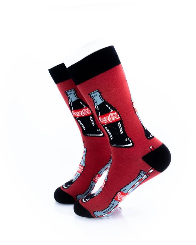 cooldesocks cocacola bottle crew socks left view image