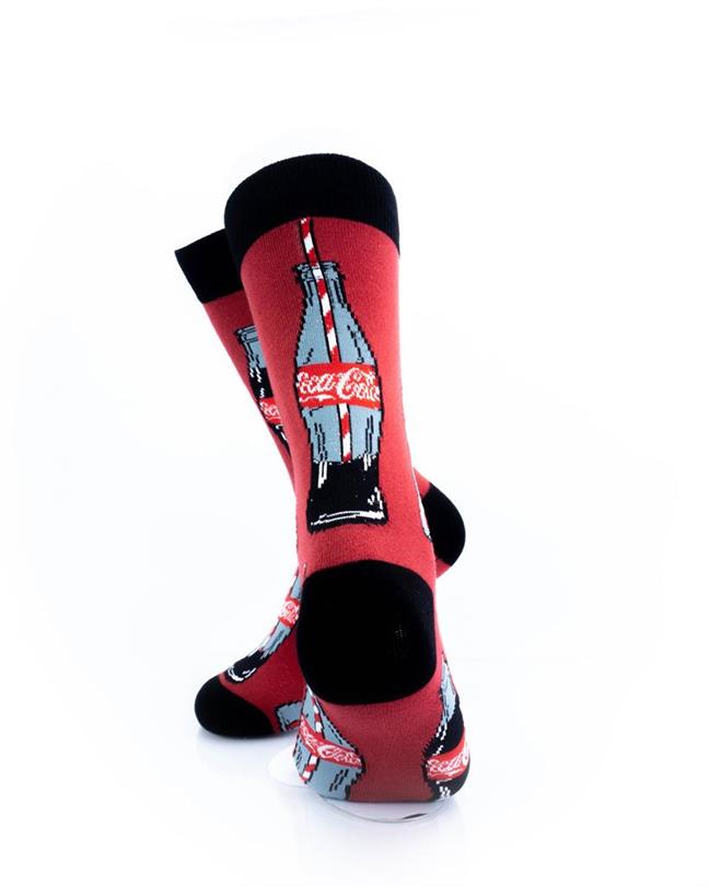 cooldesocks cocacola bottle crew socks rear view image