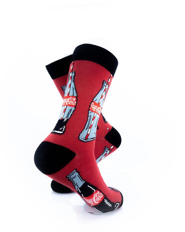 cooldesocks cocacola bottle crew socks right view image