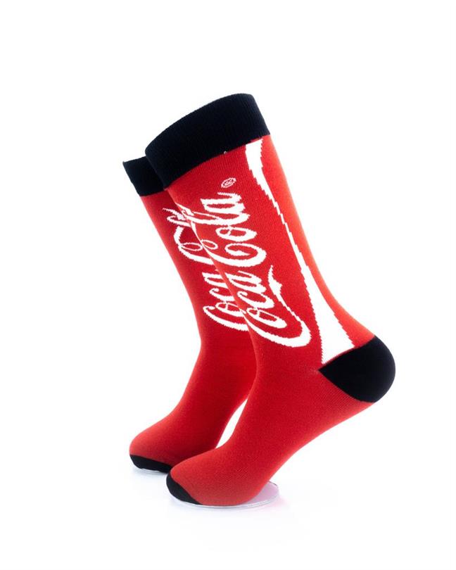 cooldesocks cocacola tin can crew socks left view image