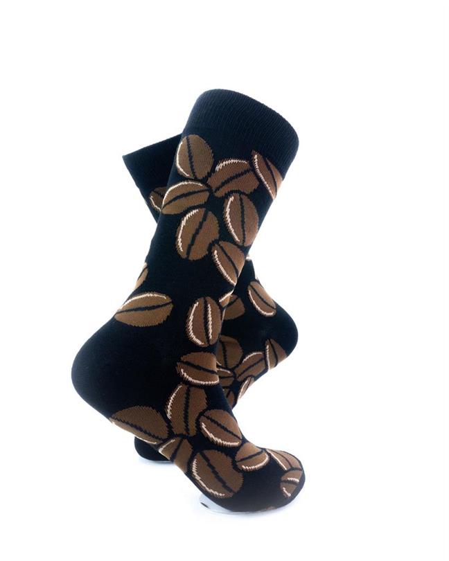 cooldesocks coffee bean crew socks right view image