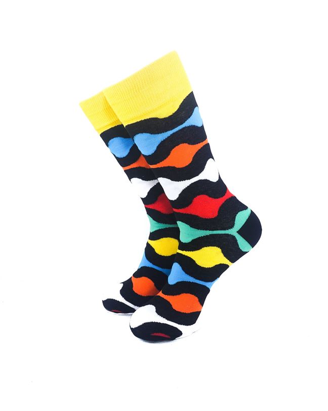 cooldesocks color play crew socks front view image