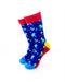 cooldesocks colorful carousel horse crew socks front view image