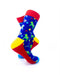 cooldesocks colorful carousel horse crew socks right view image