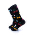 cooldesocks colorful cherries crew socks left view image