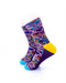 cooldesocks colorful doodle crew socks left view image