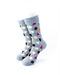 cooldesocks colorful geometry gray crew socks front view image