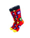 cooldesocks colorful lions crew socks front view image