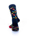 cooldesocks colorful mushroom crew socks rear view image