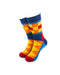 cooldesocks colorful patterns crew socks front view image