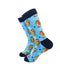 cooldesocks colorful seahorses crew socks left view image