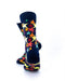 cooldesocks colorful stars crew socks rear view image