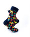 cooldesocks colorful stars crew socks right view image