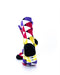 cooldesocks colorful triangles crew socks rear view image