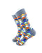 cooldesocks colorful triangles neo crew socks left view image