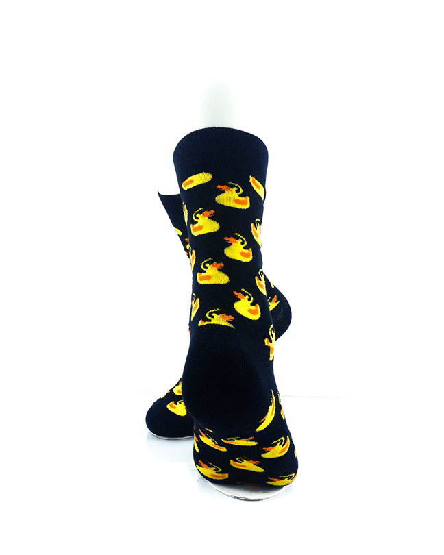 cooldesocks cool duck quarter socks rear view image