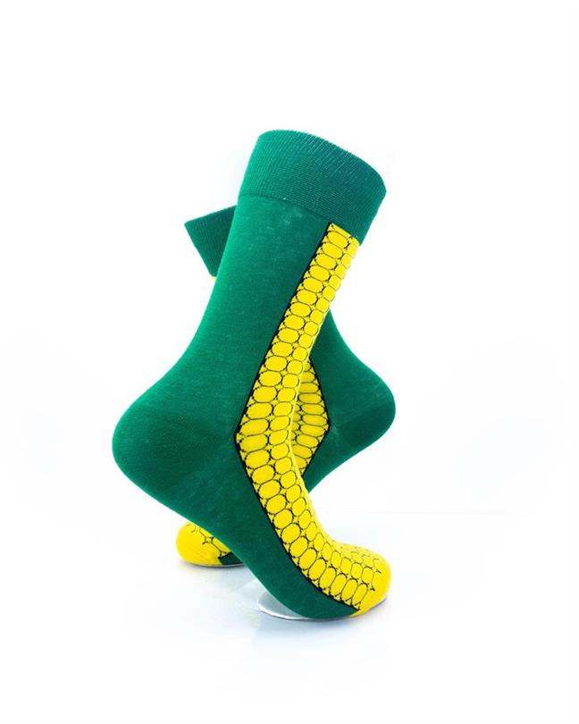 cooldesocks corn crew socks right view image
