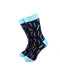 cooldesocks crayons baby blue crew socks front view image