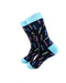cooldesocks crayons baby blue crew socks left view image