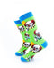 cooldesocks crazy clown crew socks left view image