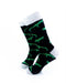 cooldesocks crocodile green crew socks left view image
