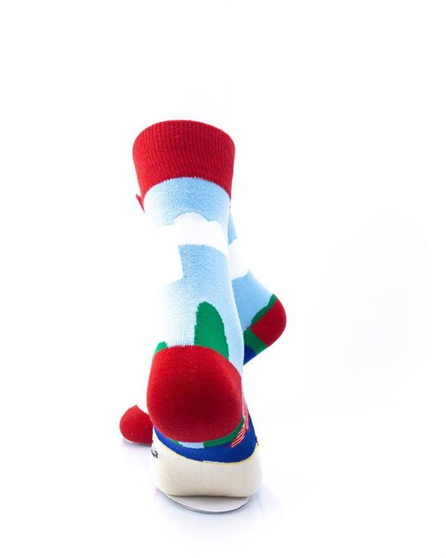 cooldesocks crocodile resort crew socks rear view image