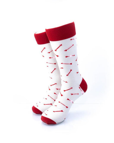 cooldesocks cupid_s arrows crew socks front view image