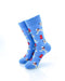 cooldesocks dalmatians fire dog crew socks front view image