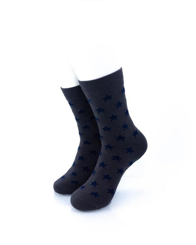 cooldesocks dark stars quarter socks front view image