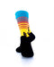 cooldesocks desert sunset crew socks rear view image