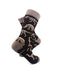 cooldesocks dino bones brown crew socks right view image