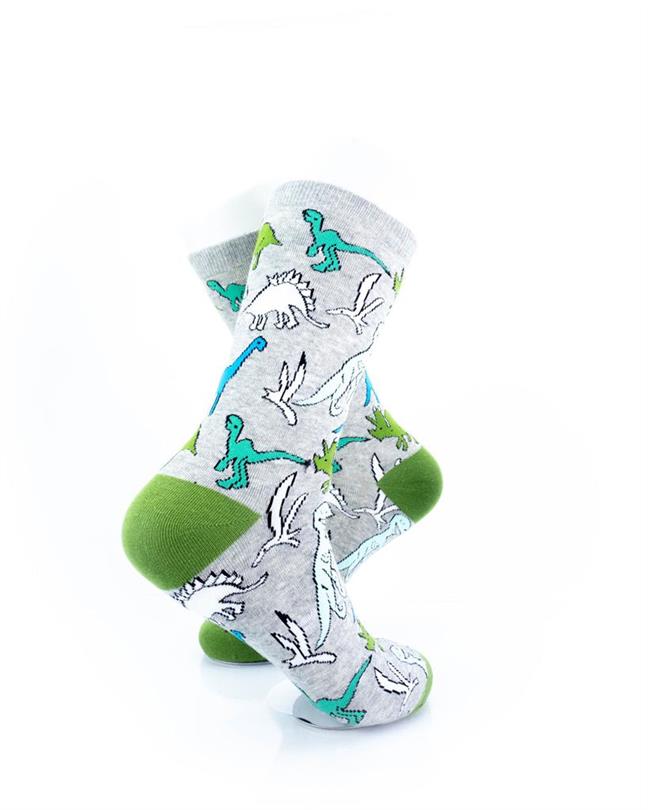 cooldesocks dino print crew socks right view image