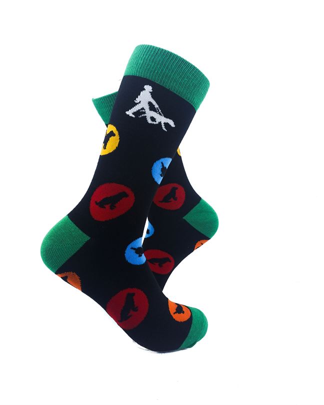 cooldesocks dog walker crew socks right view image