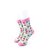 cooldesocks donut and coffee quarter socks front view image